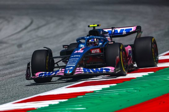 Esteban Ocon (FRA), Alpine F1 Team 
08.07.2022. Formula 1 World Championship, Rd 11, Austrian Grand Prix, Spielberg, Austria, Qualifying Day.
- www.xpbimages.com, EMail: requests@xpbimages.com © Copyright: Charniaux / XPB Images