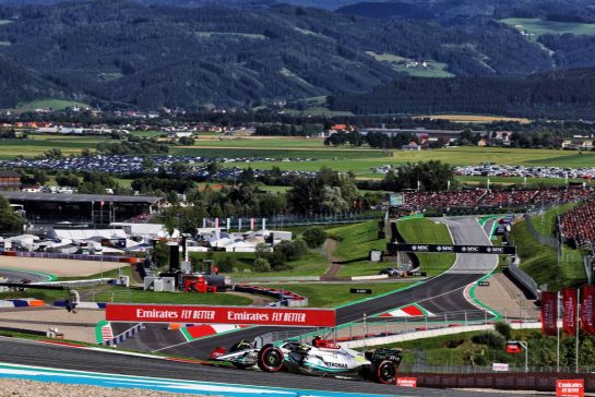 Lewis Hamilton (GBR) Mercedes AMG F1 W13.
08.07.2022. Formula 1 World Championship, Rd 11, Austrian Grand Prix, Spielberg, Austria, Qualifying Day.
- www.xpbimages.com, EMail: requests@xpbimages.com © Copyright: Bearne / XPB Images