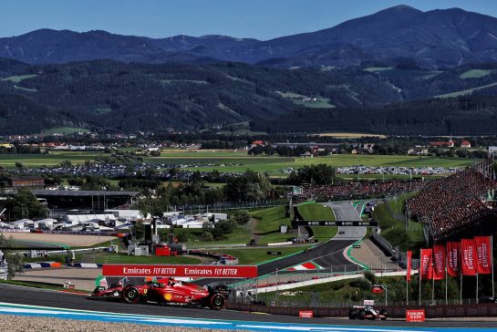 Carlos Sainz Jr (ESP) Ferrari F1-75.
08.07.2022. Formula 1 World Championship, Rd 11, Austrian Grand Prix, Spielberg, Austria, Qualifying Day.
- www.xpbimages.com, EMail: requests@xpbimages.com © Copyright: Bearne / XPB Images