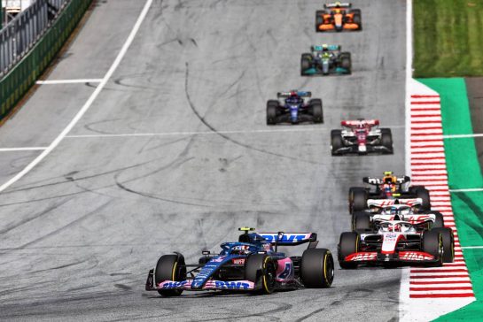 Esteban Ocon (FRA) Alpine F1 Team A522.
09.07.2022. Formula 1 World Championship, Rd 11, Austrian Grand Prix, Spielberg, Austria, Sprint Day.
- www.xpbimages.com, EMail: requests@xpbimages.com © Copyright: Charniaux / XPB Images