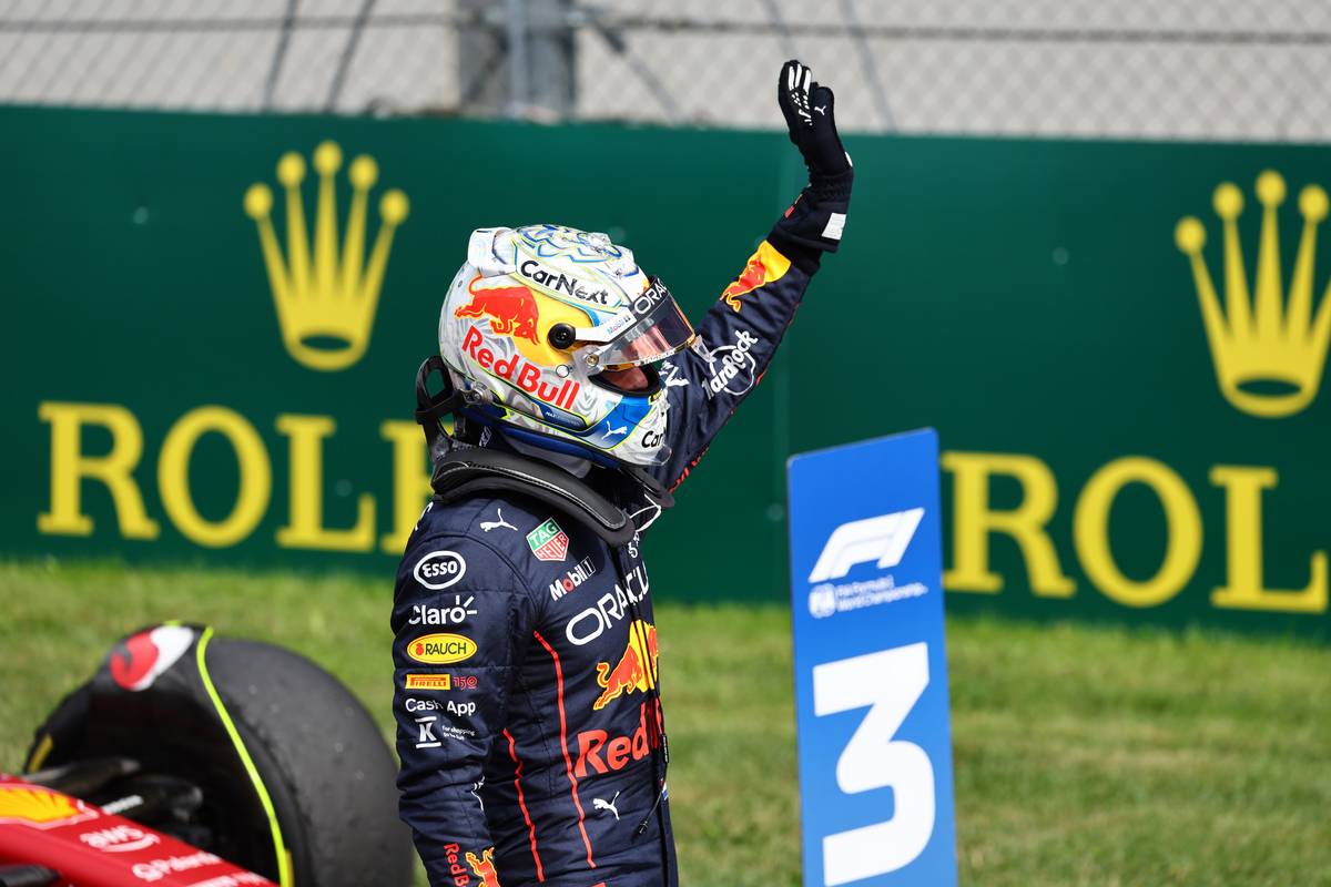 1st for Max Verstappen (NLD) Red Bull Racing RB18. 09.07.2022. Formula 1 World Championship, Rd 11, Austrian Grand Prix, Spielberg