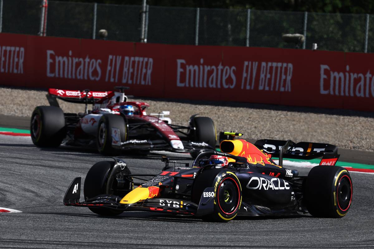 Sergio Perez (MEX) Red Bull Racing RB18. 09.07.2022. Formula 1 World Championship, Rd 11, Austrian Grand Prix, Spielberg, Austria, Sprint