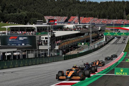 Lando Norris (GBR) McLaren MCL36.
09.07.2022. Formula 1 World Championship, Rd 11, Austrian Grand Prix, Spielberg, Austria, Sprint Day.
- www.xpbimages.com, EMail: requests@xpbimages.com © Copyright: Coates / XPB Images