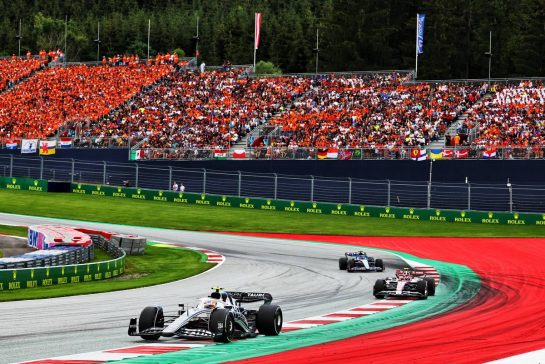 Yuki Tsunoda (JPN) AlphaTauri AT03.
10.07.2022. Formula 1 World Championship, Rd 11, Austrian Grand Prix, Spielberg, Austria, Race Day.
- www.xpbimages.com, EMail: requests@xpbimages.com © Copyright: Charniaux / XPB Images