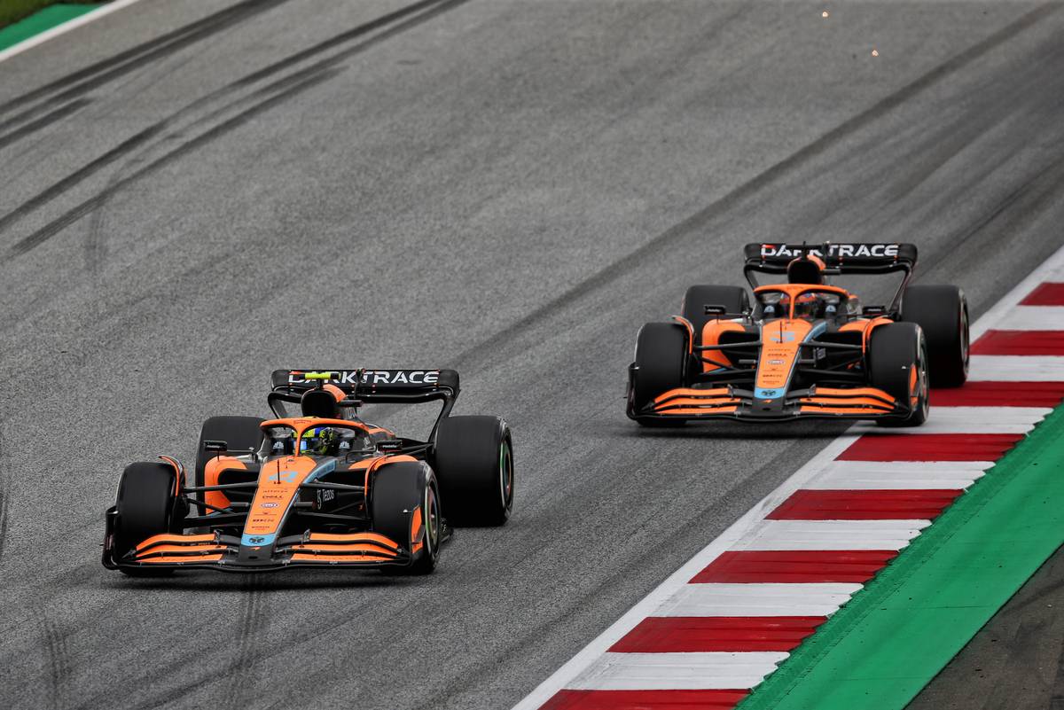 Lando Norris (GBR) McLaren MCL36. 10.07.2022. Formula 1 World Championship, Rd 11, Austrian Grand Prix, Spielberg, Austria, Race