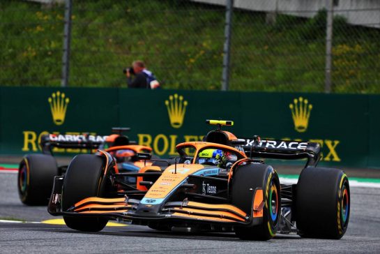 Lando Norris (GBR) McLaren MCL36.
10.07.2022. Formula 1 World Championship, Rd 11, Austrian Grand Prix, Spielberg, Austria, Race Day.
- www.xpbimages.com, EMail: requests@xpbimages.com © Copyright: Batchelor / XPB Images
