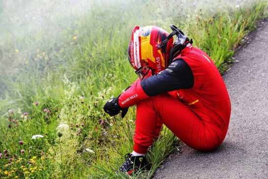 Carlos Sainz Jr (ESP) Ferrari retired from the race.
10.07.2022. Formula 1 World Championship, Rd 11, Austrian Grand Prix, Spielberg, Austria, Race Day.
- www.xpbimages.com, EMail: requests@xpbimages.com © Copyright: Coates / XPB Images