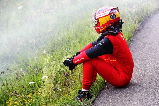 Carlos Sainz Jr (ESP) Ferrari retired from the race.
10.07.2022. Formula 1 World Championship, Rd 11, Austrian Grand Prix, Spielberg, Austria, Race Day.
- www.xpbimages.com, EMail: requests@xpbimages.com © Copyright: Coates / XPB Images