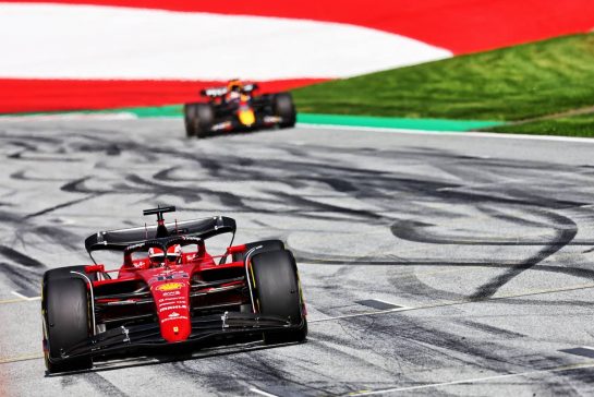 Race winner Charles Leclerc (MON) Ferrari F1-75 celebrates at the end of the race.
10.07.2022. Formula 1 World Championship, Rd 11, Austrian Grand Prix, Spielberg, Austria, Race Day.
- www.xpbimages.com, EMail: requests@xpbimages.com © Copyright: Batchelor / XPB Images