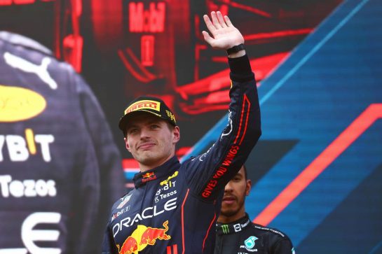 2nd place Max Verstappen (NLD) Red Bull Racing.
10.07.2022. Formula 1 World Championship, Rd 11, Austrian Grand Prix, Spielberg, Austria, Race Day.
- www.xpbimages.com, EMail: requests@xpbimages.com © Copyright: Batchelor / XPB Images