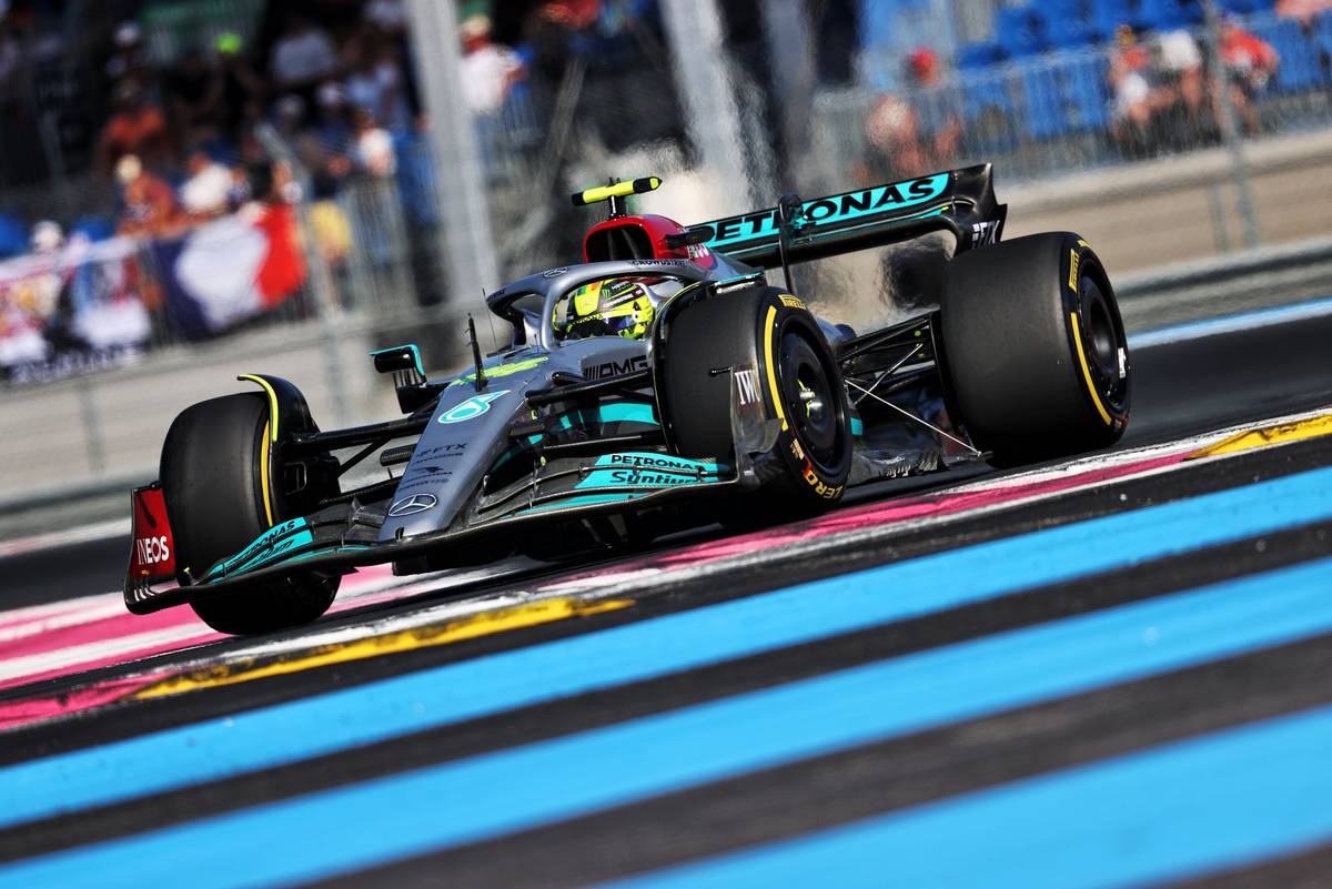 Lewis Hamilton (GBR) Mercedes AMG F1 W13. 22.07.2022. Formula 1 World Championship, Rd 12, French Grand Prix, Paul Ricard, France, Practice