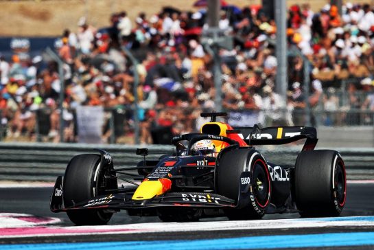 Max Verstappen (NLD) Red Bull Racing RB18.
24.07.2022. Formula 1 World Championship, Rd 12, French Grand Prix, Paul Ricard, France, Race Day.
- www.xpbimages.com, EMail: requests@xpbimages.com © Copyright: Moy / XPB Images