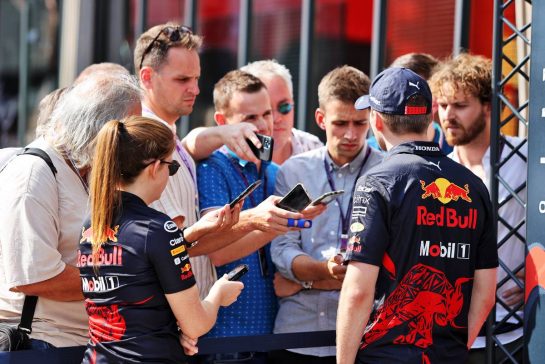 Max Verstappen (NLD) Red Bull Racing.
28.07.2022. Formula 1 World Championship, Rd 13, Hungarian Grand Prix, Budapest, Hungary, Preparation Day.
- www.xpbimages.com, EMail: requests@xpbimages.com © Copyright: Moy / XPB Images