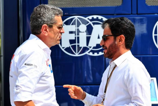 (L to R): Guenther Steiner (ITA) Haas F1 Team Prinicipal with Mohammed Bin Sulayem (UAE) FIA President.
29.07.2022. Formula 1 World Championship, Rd 13, Hungarian Grand Prix, Budapest, Hungary, Practice Day.
- www.xpbimages.com, EMail: requests@xpbimages.com © Copyright: Batchelor / XPB Images