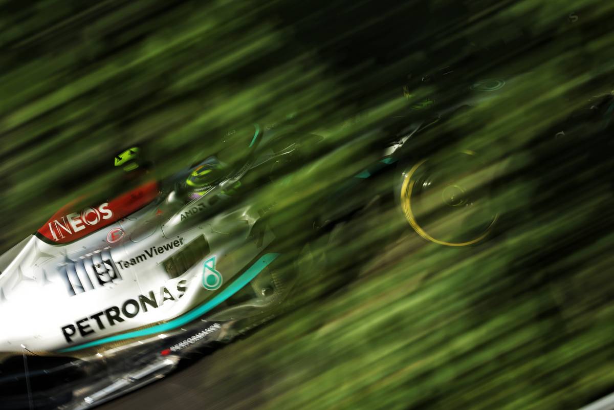 Lewis Hamilton (GBR) Mercedes AMG F1 W13. 29.07.2022. Formula 1 World Championship, Rd 13, Hungarian Grand Prix, Budapest, Hungary, Practice