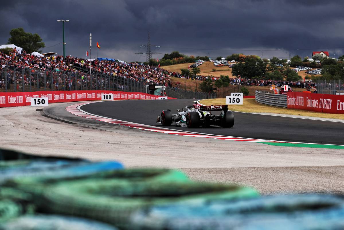 Lewis Hamilton (GBR) Mercedes AMG F1 W13. 30.07.2022. Formula 1 World Championship, Rd 13, Hungarian Grand Prix, Budapest, Hungary, Qualifying