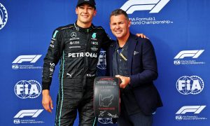 Russell 'over the moon' after clinching career first pole in F1