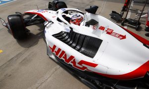 Haas rolls out long-awaited updated VF-22