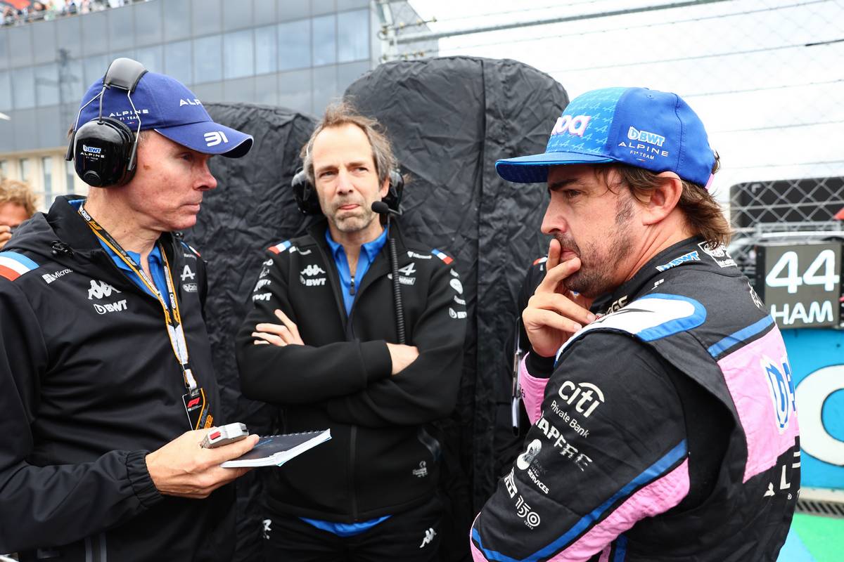 Fernando Alonso (ESP) Alpine F1 Team A522. 31.07.2022. Formula 1 World Championship, Rd 13, Hungarian Grand Prix, Budapest, Hungary, Race