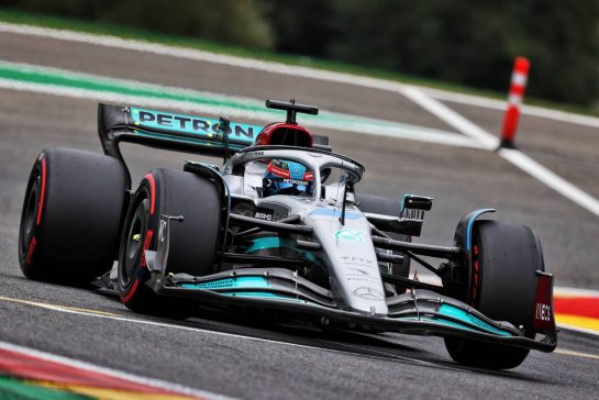 George Russell (GBR) Mercedes AMG F1 W13.
27.08.2022. Formula 1 World Championship, Rd 14, Belgian Grand Prix, Spa Francorchamps, Belgium, Qualifying Day.
- www.xpbimages.com, EMail: requests@xpbimages.com © Copyright: Moy / XPB Images