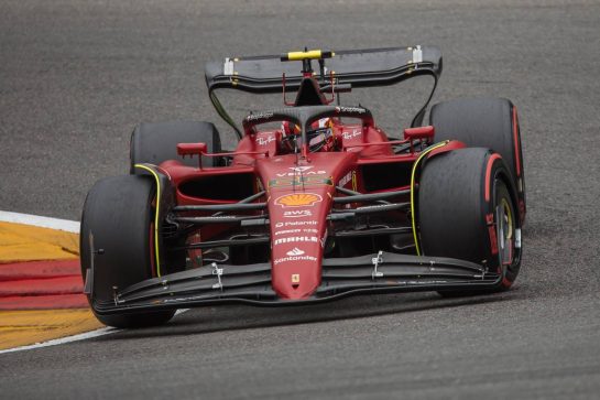 Carlos Sainz Jr (ESP) Ferrari F1-75.
27.08.2022. Formula 1 World Championship, Rd 14, Belgian Grand Prix, Spa Francorchamps, Belgium, Qualifying Day.
- www.xpbimages.com, EMail: requests@xpbimages.com © Copyright: Bearne / XPB Images