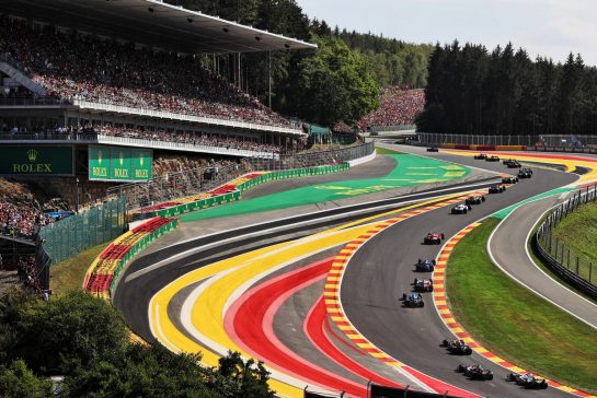 The start of the race.
28.08.2022. Formula 1 World Championship, Rd 14, Belgian Grand Prix, Spa Francorchamps, Belgium, Race Day.
- www.xpbimages.com, EMail: requests@xpbimages.com © Copyright: Moy / XPB Images