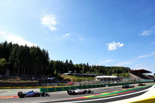 Esteban Ocon (FRA) Alpine F1 Team A522.
28.08.2022. Formula 1 World Championship, Rd 14, Belgian Grand Prix, Spa Francorchamps, Belgium, Race Day.
- www.xpbimages.com, EMail: requests@xpbimages.com © Copyright: Batchelor / XPB Images