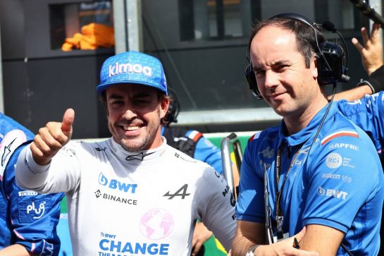 Fernando Alonso (ESP) Alpine F1 Team A522.28.08.2022. Formula 1 World Championship, Rd 14, Belgian Grand Prix, Spa Francorchamps, Belgium, Race Day.- www.xpbimages.com, EMail: requests@xpbimages.com © Copyright: Batchelor / XPB Images