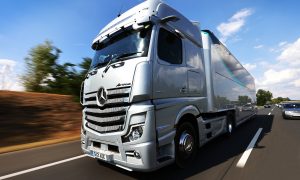 Mercedes hails 89 per cent reduction in race truck CO2 emissions