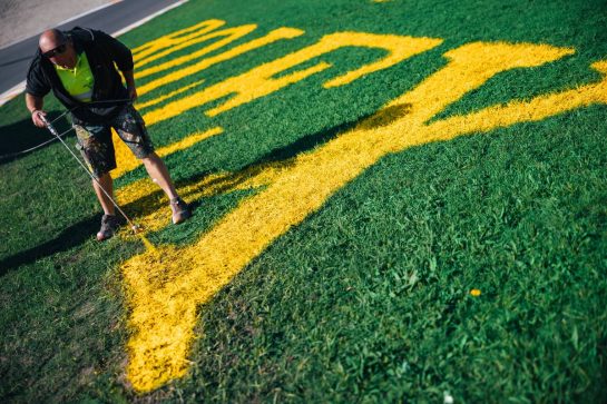 Circuit atmosphere - Rolex branding prepared trackside.
01.09.2022. Formula 1 World Championship, Rd 14, Dutch Grand Prix, Zandvoort, Netherlands, Preparation Day.
- www.xpbimages.com, EMail: requests@xpbimages.com © Copyright: Bearne / XPB Images