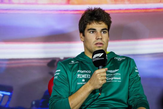 Lance Stroll (CDN) Aston Martin F1 Team in the FIA Press Conference.
01.09.2022. Formula 1 World Championship, Rd 14, Dutch Grand Prix, Zandvoort, Netherlands, Preparation Day.
- www.xpbimages.com, EMail: requests@xpbimages.com © Copyright: XPB Images