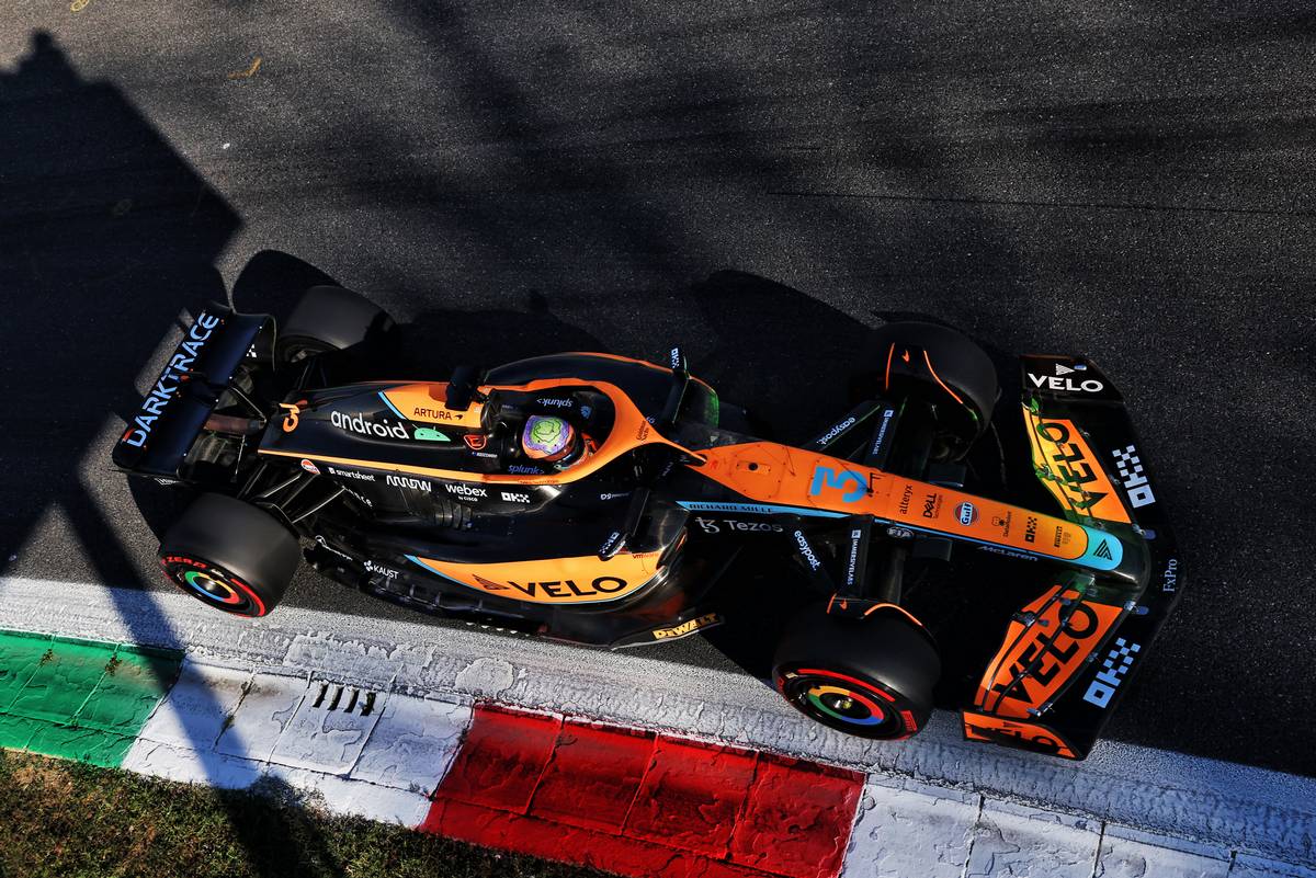 Daniel Ricciardo (AUS) McLaren MCL36. 09.09.2022. Formula 1 World Championship, Rd 16, Italian Grand Prix, Monza, Italy, Practice