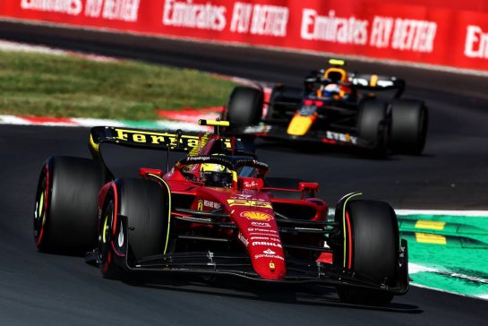Carlos Sainz Jr (ESP) Ferrari F1-75.
11.09.2022. Formula 1 World Championship, Rd 16, Italian Grand Prix, Monza, Italy, Race Day.
- www.xpbimages.com, EMail: requests@xpbimages.com © Copyright: Charniaux / XPB Images