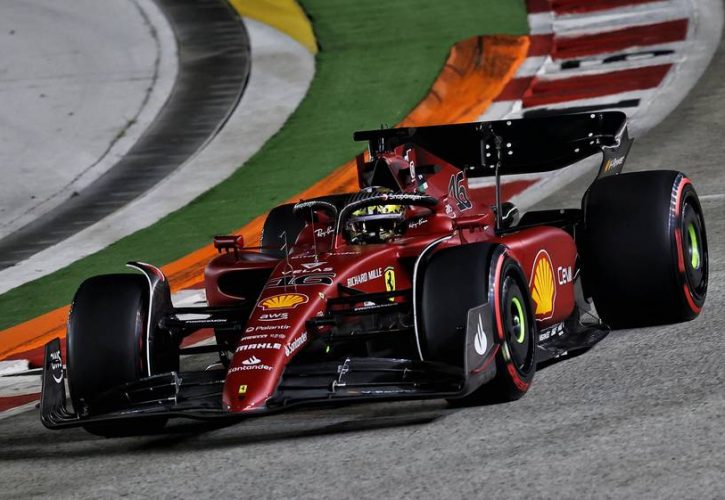 Charles Leclerc (MON) Ferrari F1-75. 30.09.2022. Formula 1 World Championship, Rd 17, Singapore Grand Prix, Marina Bay Street Circuit, Singapore, Practice