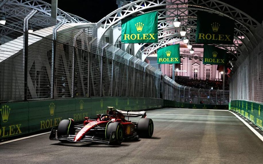Carlos Sainz Jr (ESP) Ferrari F1-75. 30.09.2022. Formula 1 World Championship, Rd 17, Singapore Grand Prix, Marina Bay Street Circuit, Singapore, Practice