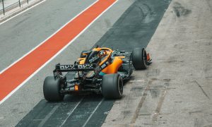 Palou and O'Ward in action with McLaren at Barcelona