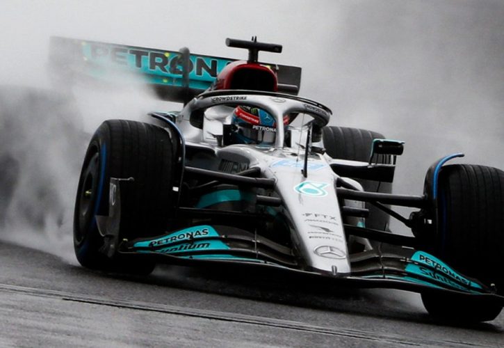 George Russell, Mercedes, Japanese Grand Prix Free Practice Friday October 7 2022