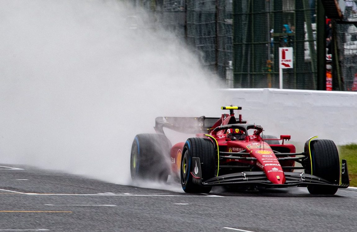 Carlos Sainz (Ferrari) - Friday practice for the Japanese Grand Prix at Suzuka - October 7 2022