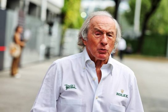 Jackie Stewart (GBR).
01.10.2022. Formula 1 World Championship, Rd 17, Singapore Grand Prix, Marina Bay Street Circuit, Singapore, Qualifying Day.
- www.xpbimages.com, EMail: requests@xpbimages.com © Copyright: Moy / XPB Images