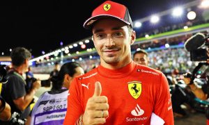Leclerc on Singapore pole after Verstappen aborts final lap