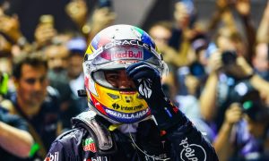 Sergio Perez (MEX), Red Bull Racing 02.10.2022. Formula 1 World Championship, Rd 17, Singapore Grand Prix, Marina Bay Street Circuit, Singapore, Race