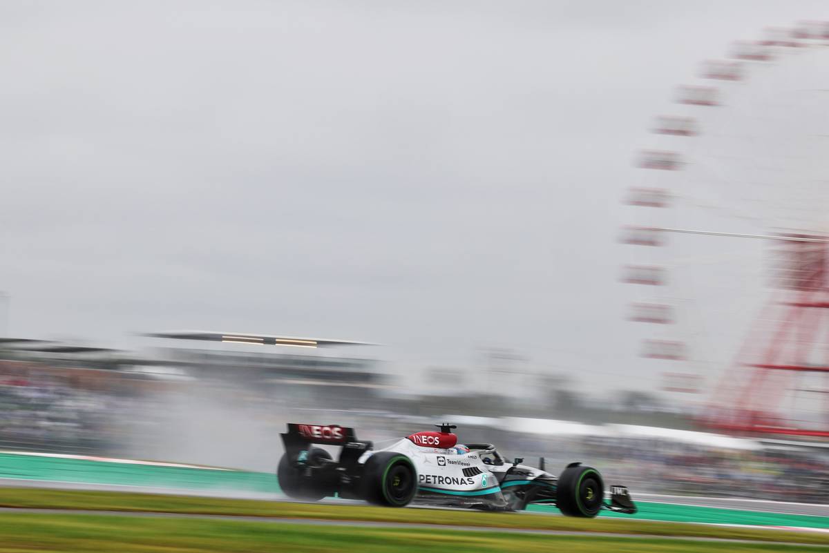 George Russell (GBR) Mercedes AMG F1 W13. 07.10.2022. Formula 1 World Championship, Rd 18, Japanese Grand Prix, Suzuka, Japan, Practice
