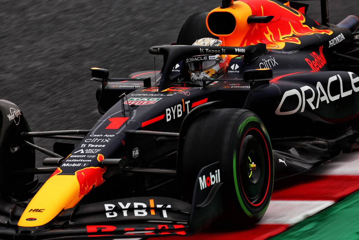 Max Verstappen (NLD) Red Bull Racing RB18.  07.10.2022.  Campeonato Mundial de Fórmula 1, Rd 18, Gran Premio de Japón, Suzuka, Japón, Práctica