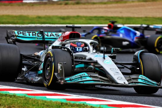 George Russell (GBR) Mercedes AMG F1 W13.
08.10.2022. Formula 1 World Championship, Rd 18, Japanese Grand Prix, Suzuka, Japan, Qualifying Day.
- www.xpbimages.com, EMail: requests@xpbimages.com © Copyright: Coates / XPB Images