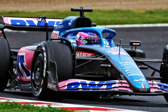 Fernando Alonso (ESP) Alpine F1 Team A522.
08.10.2022. Formula 1 World Championship, Rd 18, Japanese Grand Prix, Suzuka, Japan, Qualifying Day.
- www.xpbimages.com, EMail: requests@xpbimages.com © Copyright: Coates / XPB Images