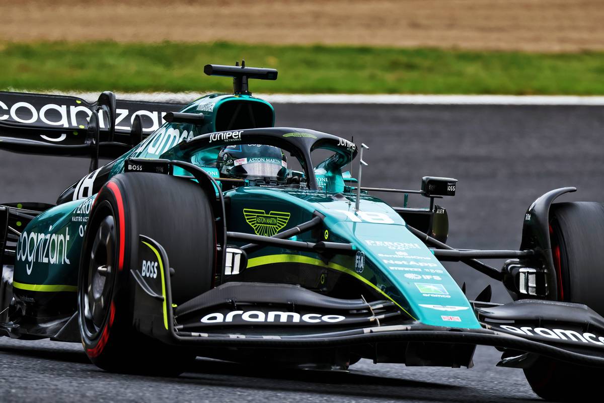 Lance Stroll (CDN) Aston Martin F1 Team AMR22. 08.10.2022. Formula 1 World Championship, Rd 18, Japanese Grand Prix, Suzuka, Japan, Qualifying