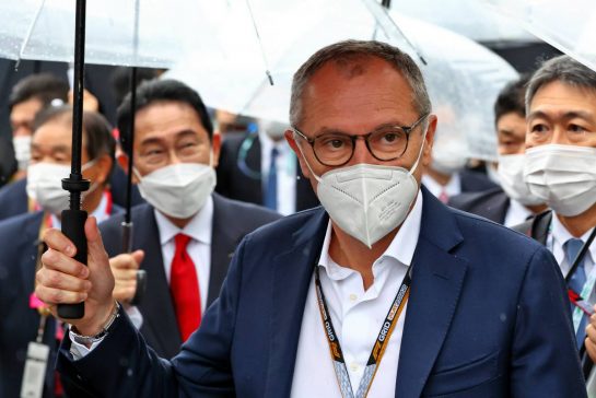 Stefano Domenicali (ITA) Formula One President and CEO on the grid.
09.10.2022. Formula 1 World Championship, Rd 18, Japanese Grand Prix, Suzuka, Japan, Race Day.
- www.xpbimages.com, EMail: requests@xpbimages.com © Copyright: Moy / XPB Images