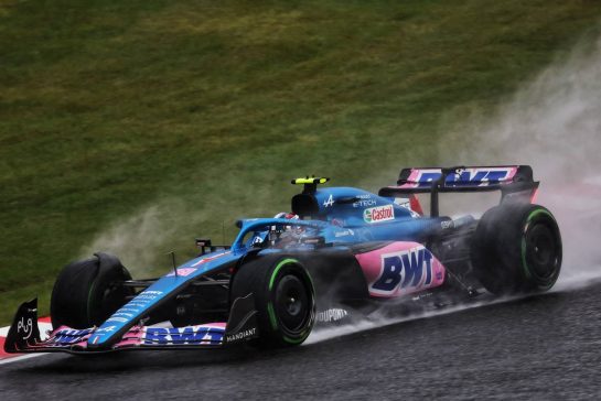 Esteban Ocon (FRA) Alpine F1 Team A522.
09.10.2022. Formula 1 World Championship, Rd 18, Japanese Grand Prix, Suzuka, Japan, Race Day.
- www.xpbimages.com, EMail: requests@xpbimages.com © Copyright: Batchelor / XPB Images