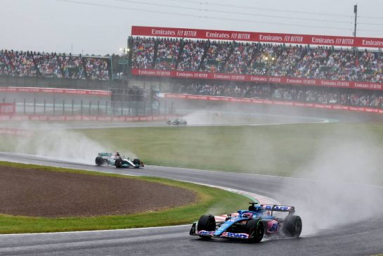Fernando Alonso (ESP) Alpine F1 Team A522.
09.10.2022. Formula 1 World Championship, Rd 18, Japanese Grand Prix, Suzuka, Japan, Race Day.
- www.xpbimages.com, EMail: requests@xpbimages.com © Copyright: Coates / XPB Images