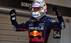 Race winner Max Verstappen (NLD) Red Bull Racing celebrates in parc ferme. 09.10.2022. Formula 1 World Championship, Rd 18, Japanese Grand Prix, Suzuka, Japan, Race